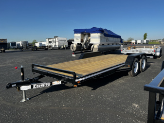 New 2024 CornPro 81” × 18’ Car Hauler w/ 30” Dovetail & Pull-Out Ramps