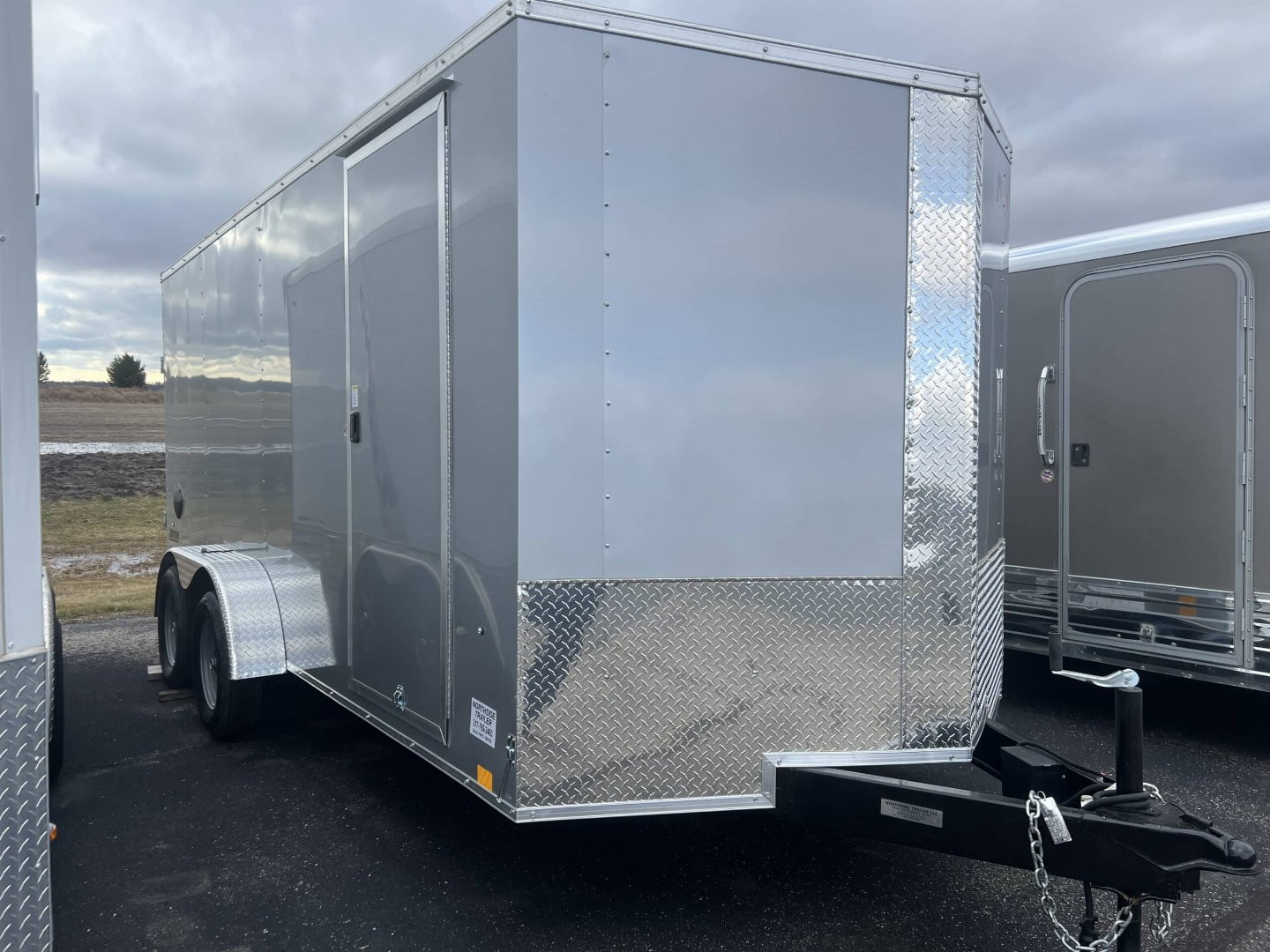 New 2023 Pace American 7' x 14' TA Journey BP Cargo w/ Rear Ramp Door