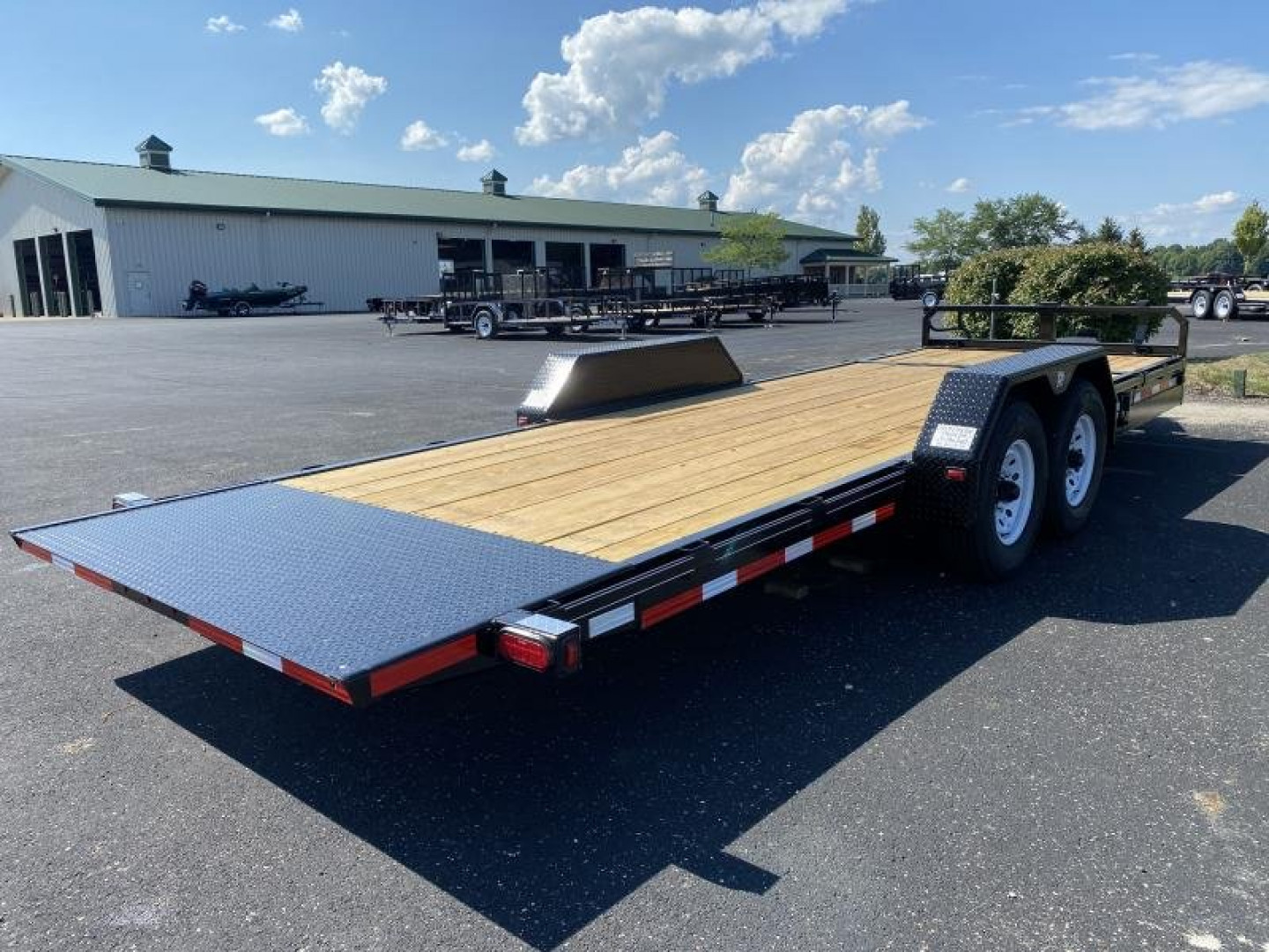 New 2024 CornPro Trailers 81" x 23' (4' Stationary + 19' Tilt) Split-Deck Tilt
