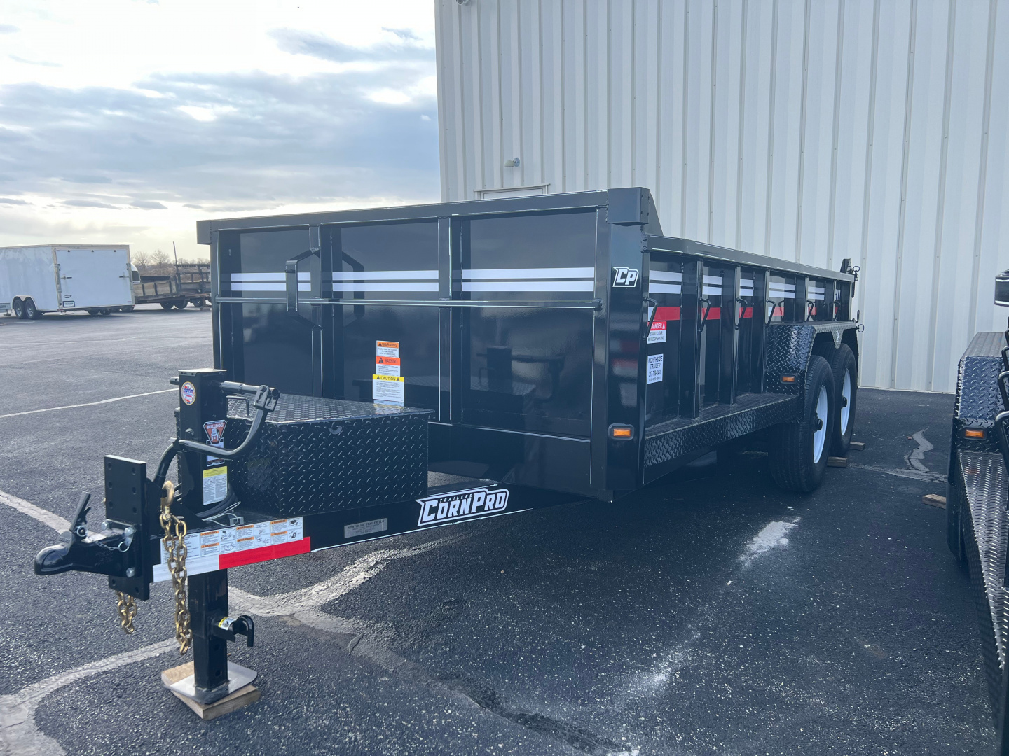 New 2024 CornPro 6’9” × 14’ Low Profile Dump w/ Heavy-Duty Scissor Lift