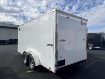 New 2023 Pace American PSCBC7.0X14TE2FF - Pace 7' x 14' White 090822 - 79126