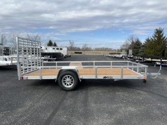 New 2022 Black Rhino 7' x 14' Wood Deck Utility