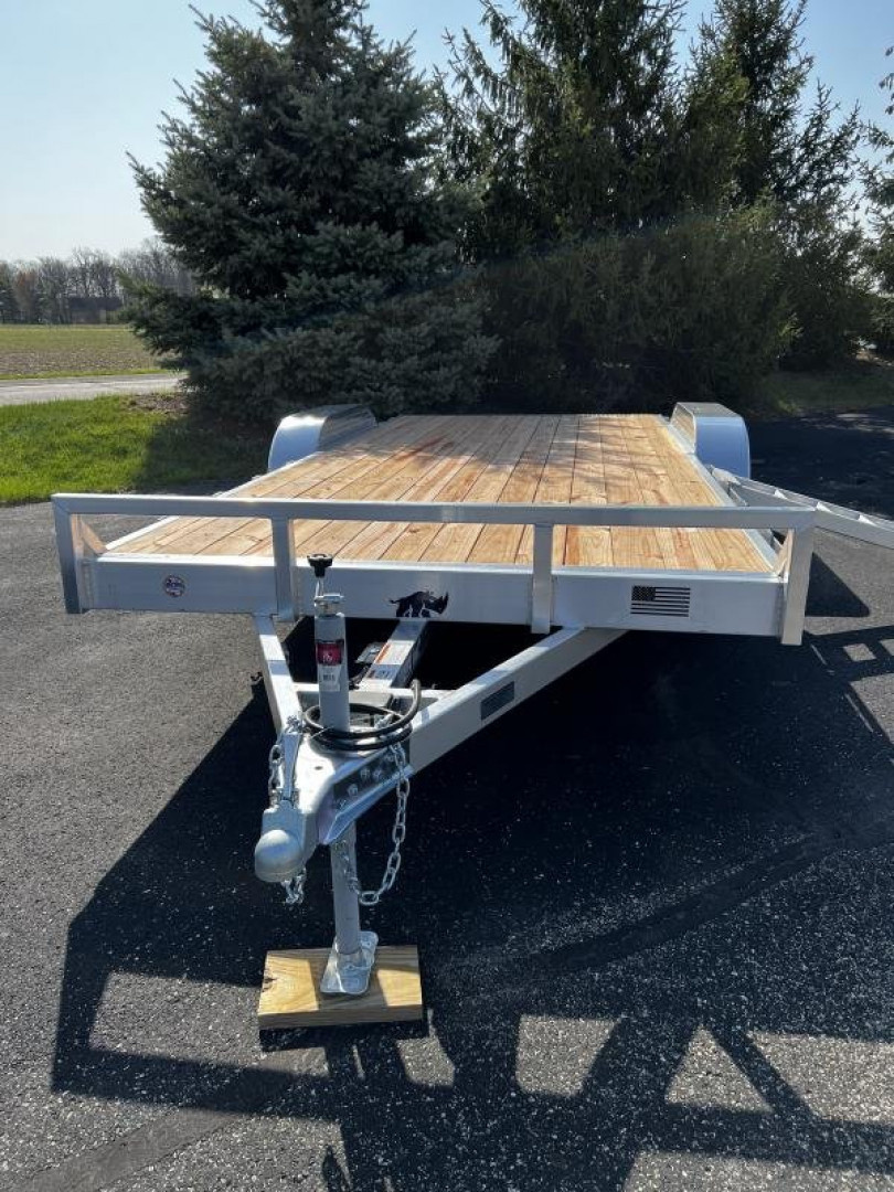 New 2022 Black Rhino Aluminum 7' x 18' (16'+2') TA Car Hauler – Wood Deck