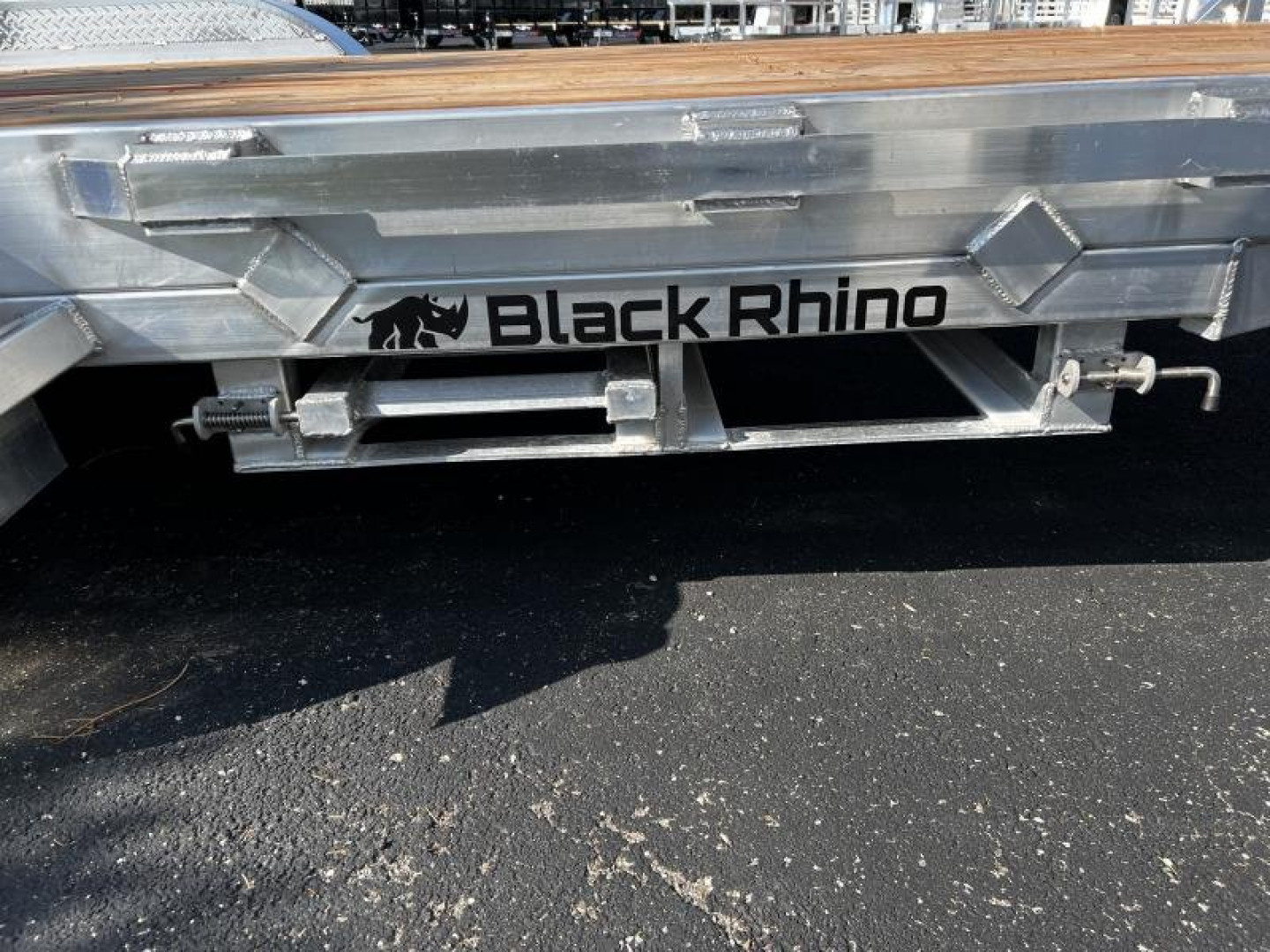 New 2022 Black Rhino Aluminum 7' x 18' (16'+2') TA Car Hauler – Wood Deck