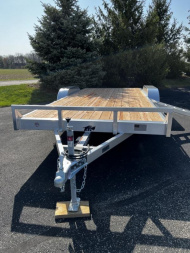 New 2022 Black Rhino Aluminum 7' x 18' (16'+2') TA Car Hauler – Wood Deck