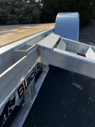 New 2022 Black Rhino Aluminum 7' x 18' (16'+2') TA Car Hauler – Wood Deck