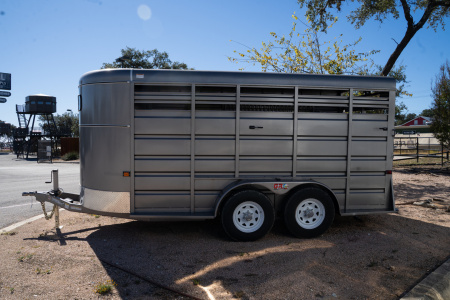 New 2023 GR STOCK TRAILER WITH CENTER GATE, 23'