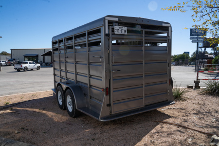 New 2023 GR STOCK TRAILER WITH CENTER GATE, 23'