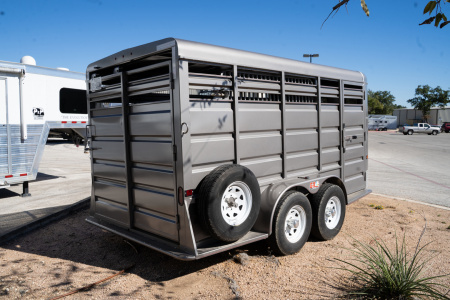 New 2023 GR STOCK TRAILER WITH CENTER GATE, 23'