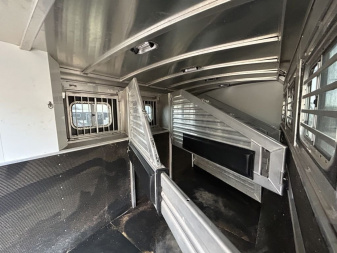 Used 2022 Elite Trailers 4 Horse Trainer with Side Tack '22 Horse Trailer