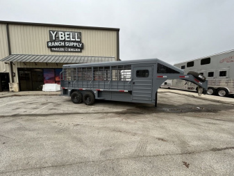 New 2025 Swift Built Trailers 20' with Tack '25 Stock / Stock Combo Trailer