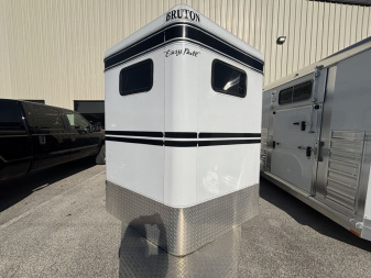 Used 2022 Bruton 3 Horse Bumper Pull '22 Horse Trailer
