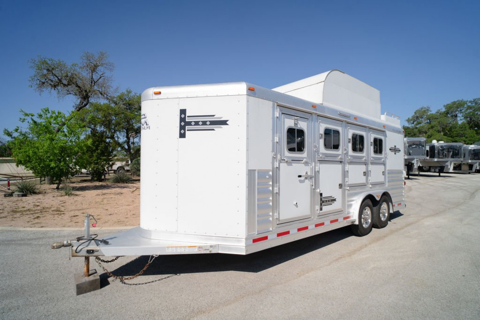 Used 2022 Platinum 4 Horse Bumper Pull '22 Horse Trailer