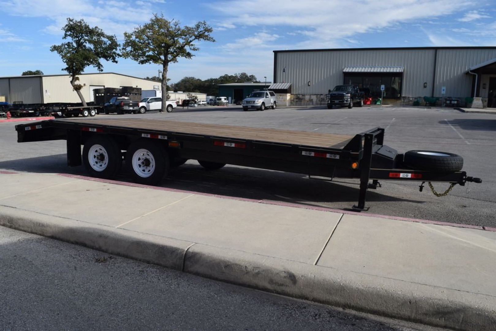 New 2023 GR Trailers 20' Bumper Pull '23 Flatbed Trailer