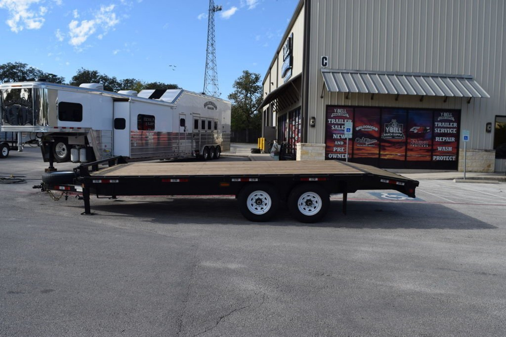 New 2023 GR Trailers 20' Bumper Pull '23 Flatbed Trailer