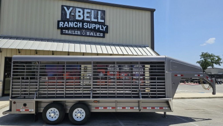 New 2023 GR Trailers 20' Gooseneck 14,000 Lbs. '23 Stock / Stock Combo Trailer