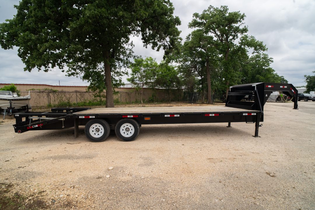 New 2023 GR Trailers 25' Gooseneck Dove Tail '23 Flatbed Trailer