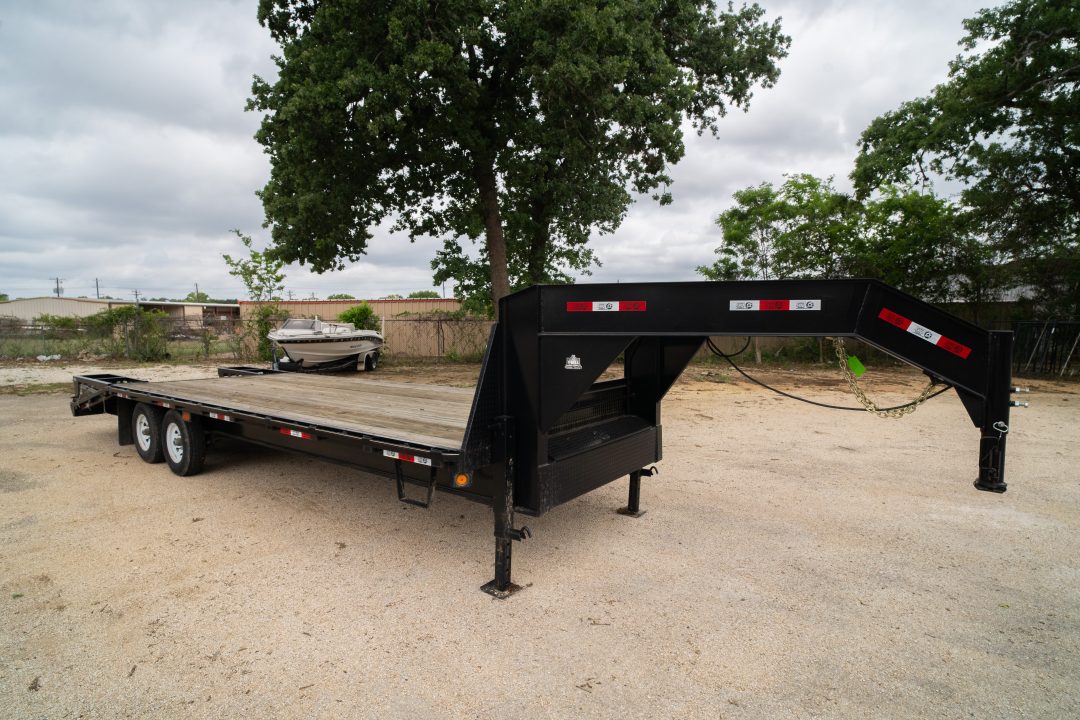 New 2023 GR Trailers 25' Gooseneck Dove Tail '23 Flatbed Trailer