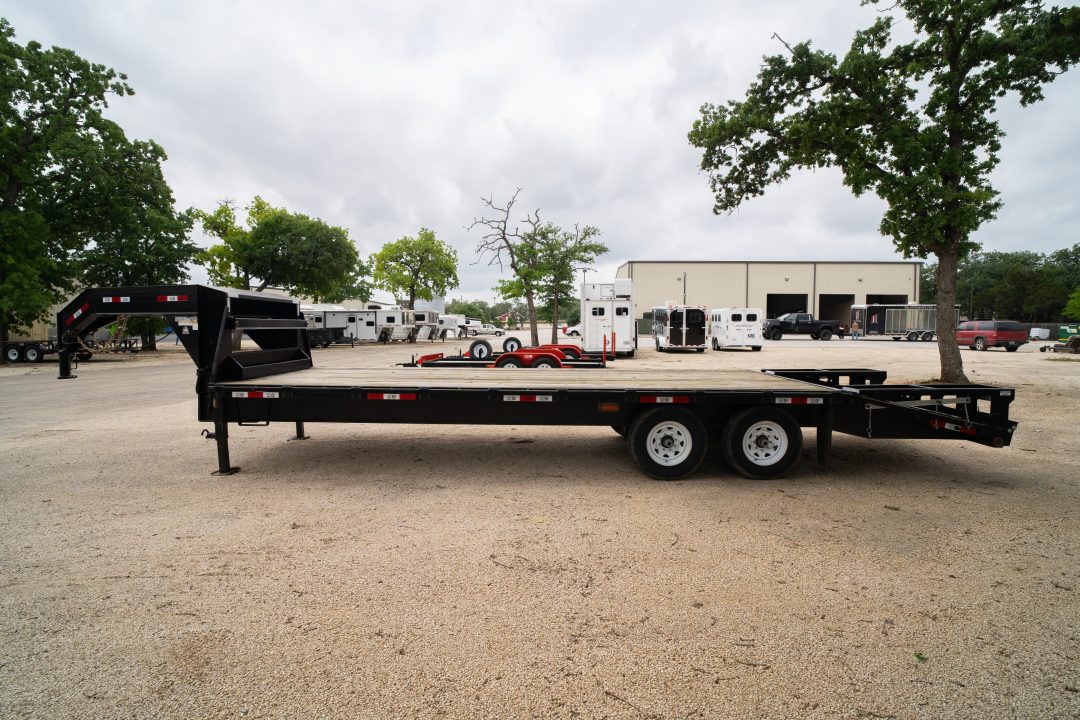 New 2023 GR Trailers 25' Gooseneck Dove Tail '23 Flatbed Trailer