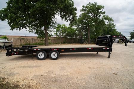 New 2023 GR Trailers 25' Gooseneck Dove Tail '23 Flatbed Trailer