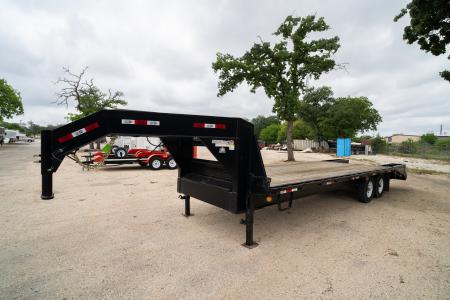 New 2023 GR Trailers 25' Gooseneck Dove Tail '23 Flatbed Trailer