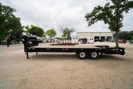 New 2023 GR Trailers 25' Gooseneck Dove Tail '23 Flatbed Trailer