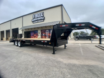 New 2023 GR Trailers 25' Gooseneck Dove Tail '23 Flatbed Trailer