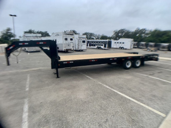 New 2023 GR Trailers 25' Gooseneck Dove Tail '23 Flatbed Trailer