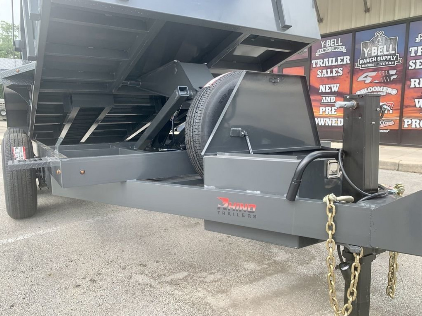 New 2024 Rhino 12' X 7' X 24" - '24 Dump Trailer