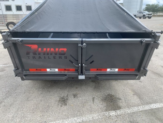 New 2024 Rhino 12' X 7' X 24" - '24 Dump Trailer