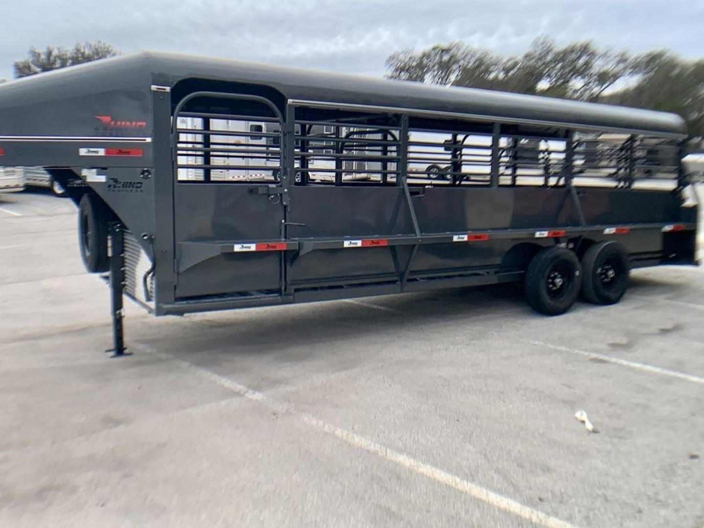 New 2023 Rhino 24' Gooseneck '23 Stock / Stock Combo Trailer