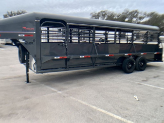 New 2023 Rhino 24' Gooseneck '23 Stock / Stock Combo Trailer