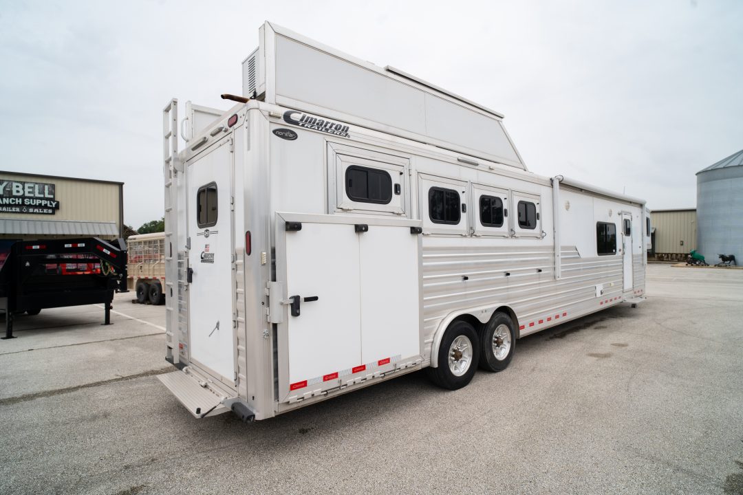 Used 2020 Cimarron Trailers 4 Horse 16'0" Norstar Gooseneck Outback Living Quarters '20 Horse Trailer
