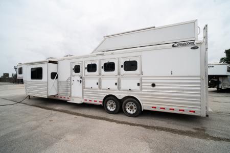 Used 2020 Cimarron Trailers 4 Horse 16'0" Norstar Gooseneck Outback Living Quarters '20 Horse Trailer