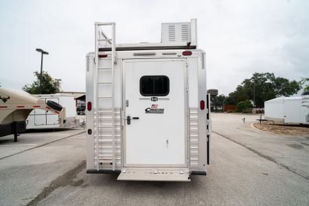 Used 2020 Cimarron Trailers 4 Horse 16'0" Norstar Gooseneck Outback Living Quarters '20 Horse Trailer