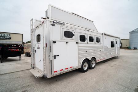 Used 2020 Cimarron Trailers 4 Horse 16'0" Norstar Gooseneck Outback Living Quarters '20 Horse Trailer