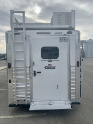 Used 2020 Cimarron Trailers 4 Horse 16'0" Norstar Gooseneck Outback Living Quarters '20 Horse Trailer