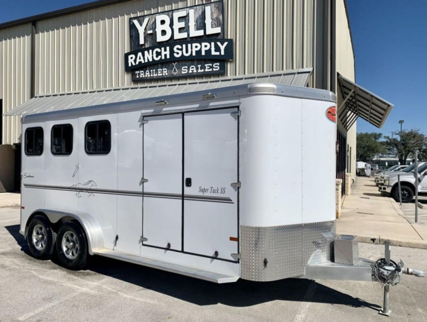 Used 2021 Sundowner Trailers 3 Horse Bumper Pull with Super Tack '21 Horse Trailer