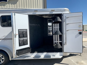 Used 2021 Sundowner Trailers 3 Horse Bumper Pull with Super Tack '21 Horse Trailer