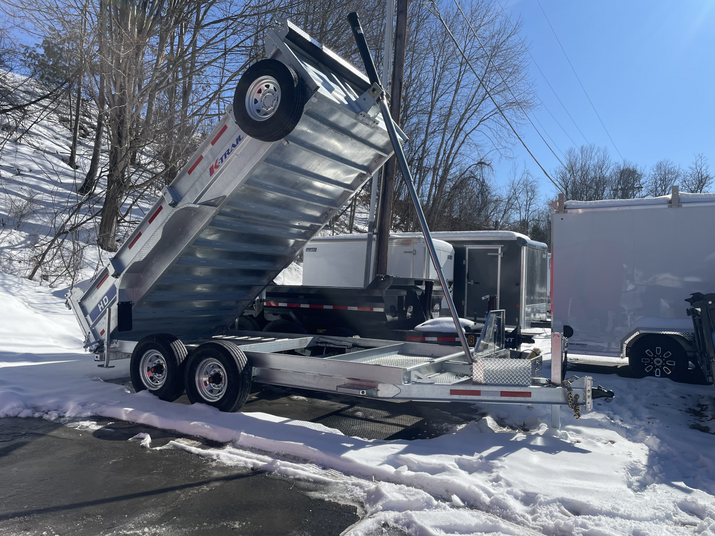 New 2026 K-Trail D8214-14 Dump Trailer