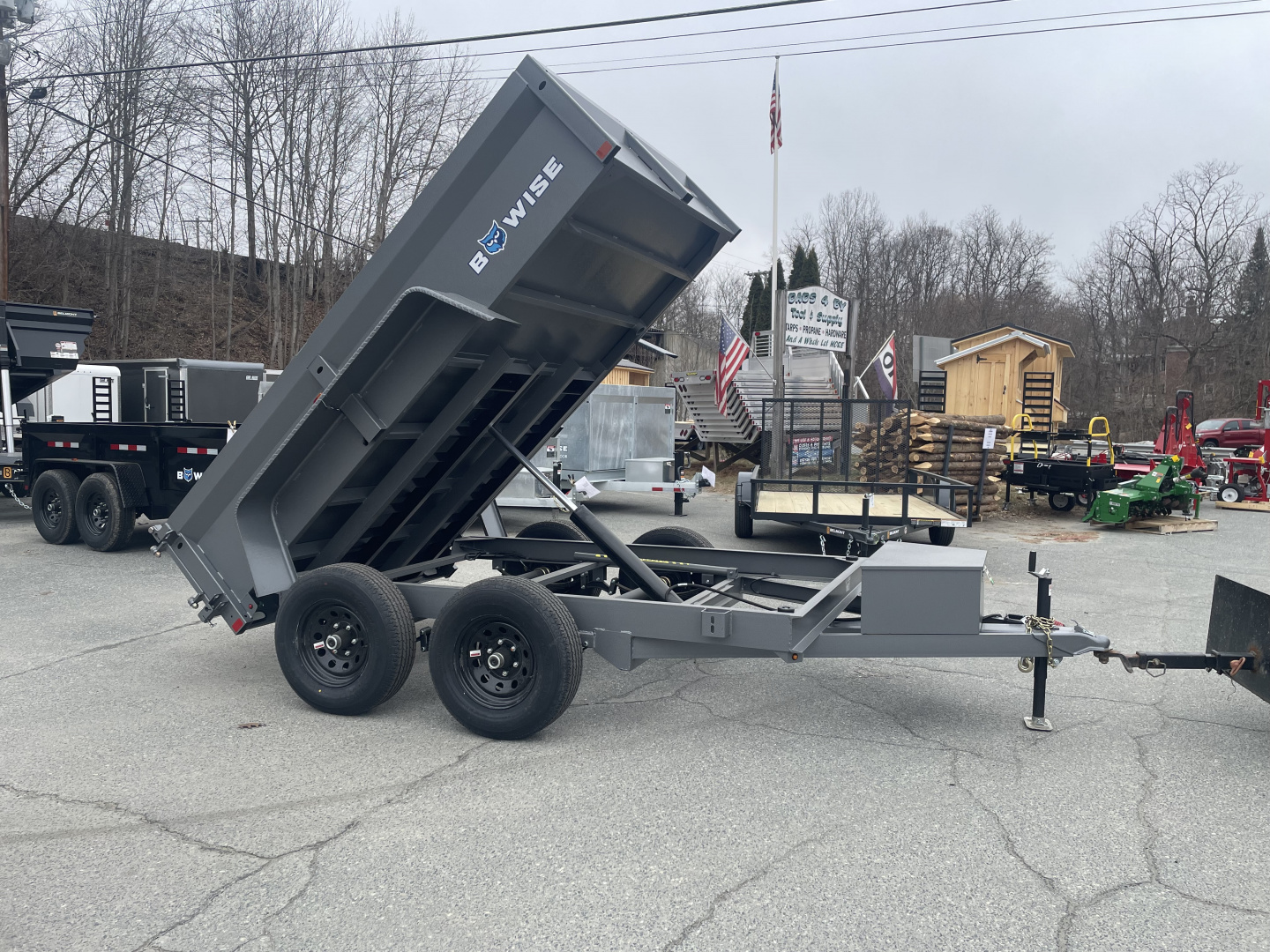 New 2026 BWISE DT610LP-LE-10 Dump Trailer