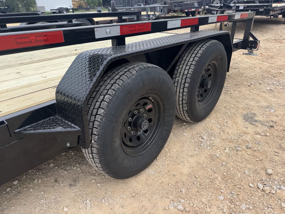 New 2026 Texas Pride Trailers EQ72016KBP Flatbed Trailer