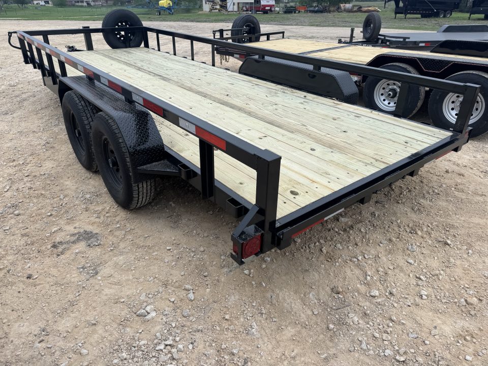 New 2026 Texas Pride Trailers EQ72016KBP Flatbed Trailer