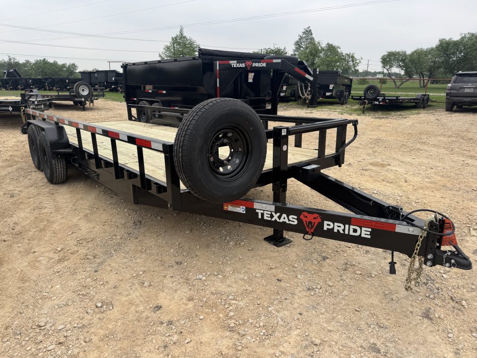 New 2026 Texas Pride Trailers EQ72016KBP Flatbed Trailer