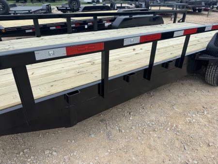 New 2026 Texas Pride Trailers EQ72016KBP Flatbed Trailer