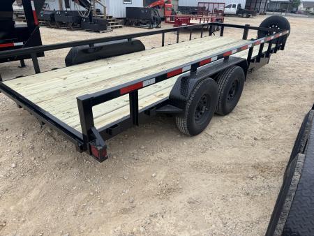 New 2026 Texas Pride Trailers EQ72016KBP Flatbed Trailer