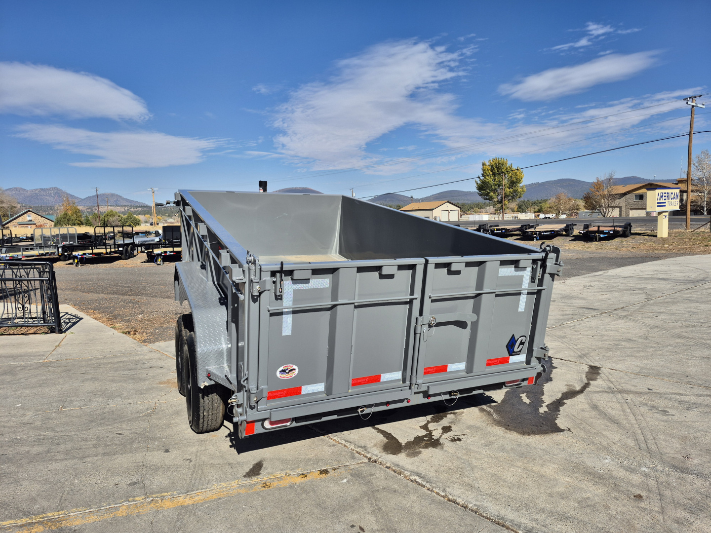 New 2025 Diamond C Tandem Axle Dumper/9,890 GVWR/77"x12'