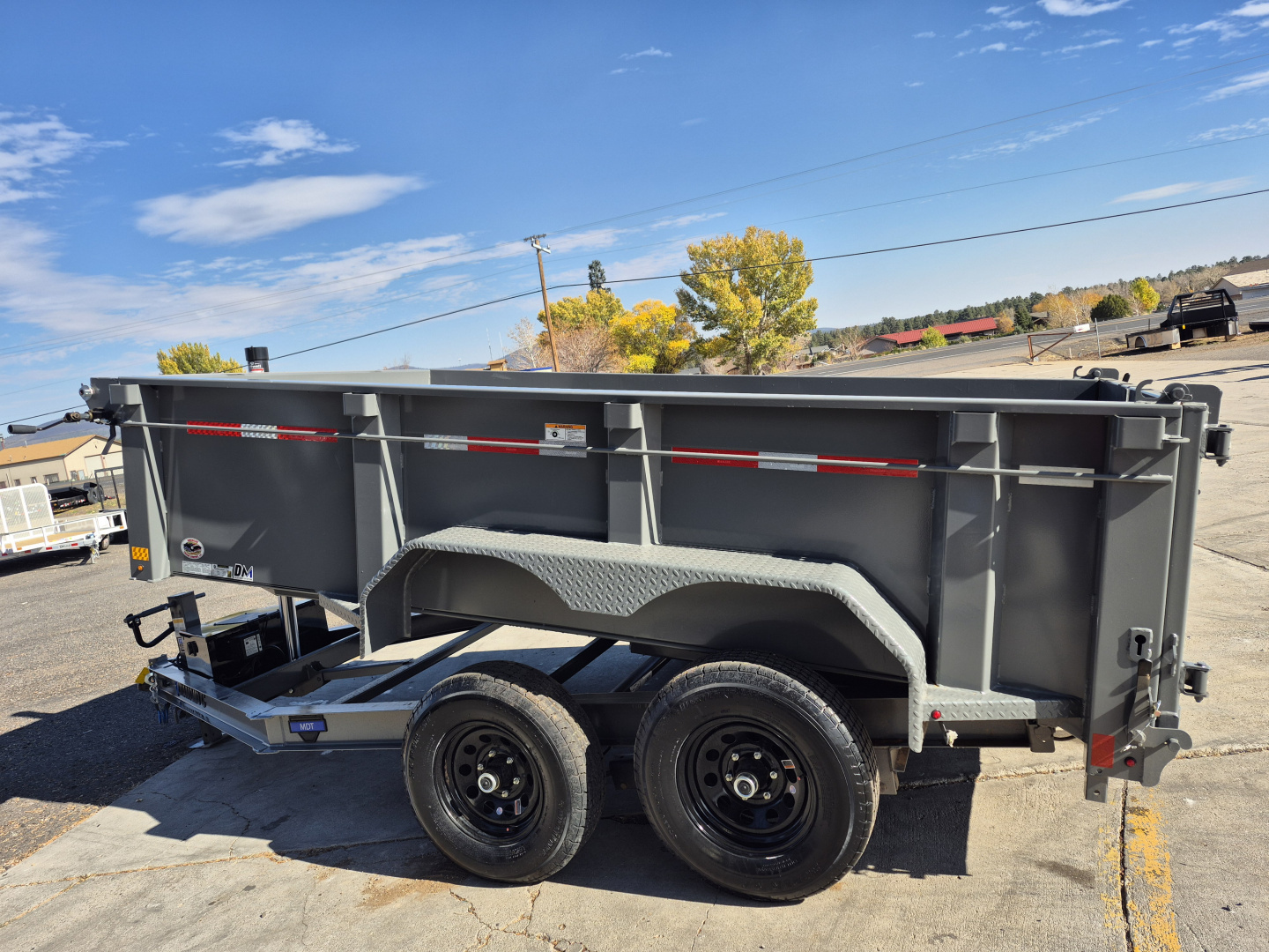 New 2025 Diamond C Tandem Axle Dumper/9,890 GVWR/77"x12'