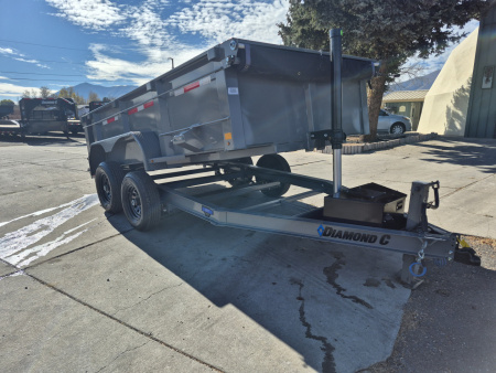 New 2025 Diamond C Tandem Axle Dumper/9,890 GVWR/77"x12'