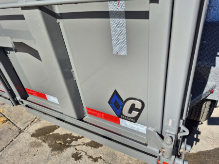 New 2025 Diamond C Tandem Axle Dumper/9,890 GVWR/77"x12'